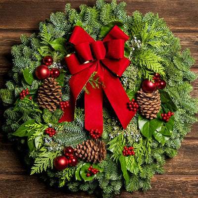 Evergreen Christmas Wreath